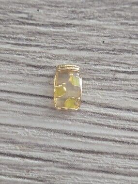 🦉HTF Gold Firefly Jar Charm